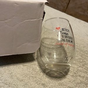 Maid of honor glass